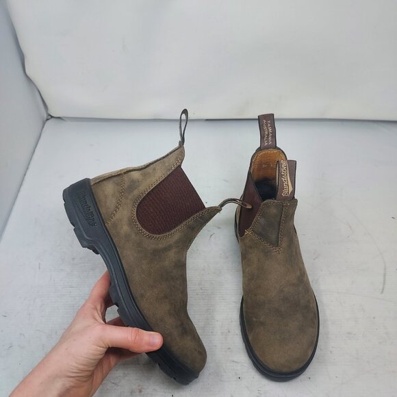Blundstone WOMENS Chelsea Rustic Brown Boot U 4 US 7 - Picture 1 of 10